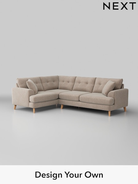 Cotswold Chenille/Light Natural Parker Buttoned Back (W42882) | £2,375