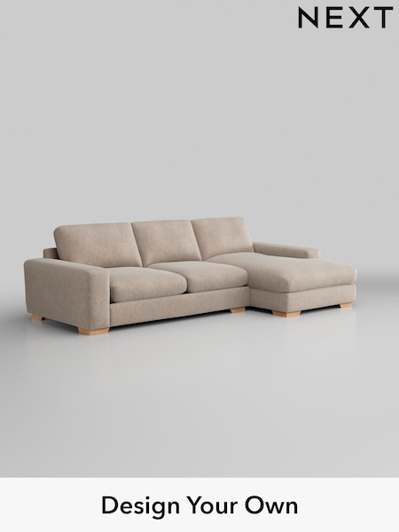 Cotswold Chenille/Light Natural Houghton Deep Relaxed Sit (W42884) | £2,325