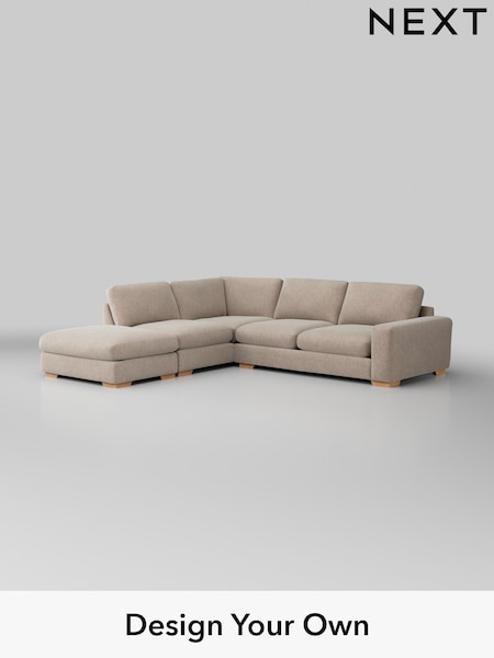 Cotswold Chenille/Light Natural Houghton Deep Relaxed Sit (W42884) | £2,675