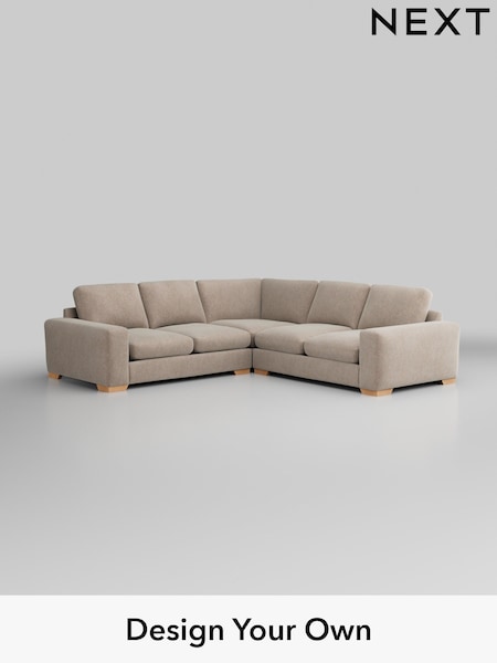 Cotswold Chenille/Light Natural Houghton Deep Relaxed Sit (W42884) | £2,825