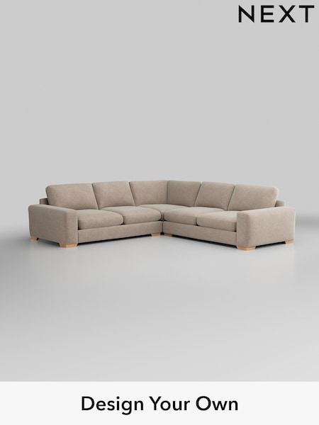 Cotswold Chenille/Light Natural Houghton Deep Relaxed Sit (W42884) | £2,925