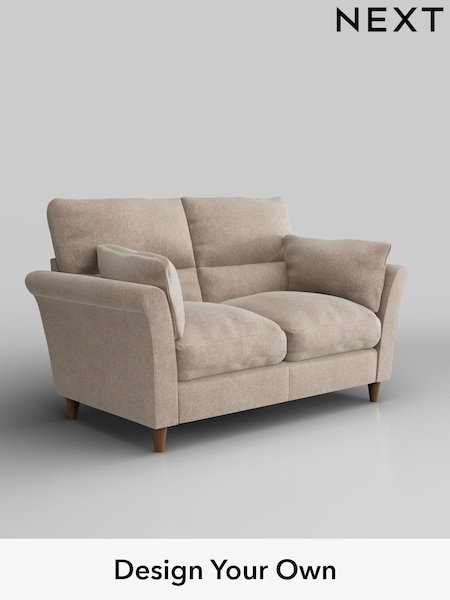 Cotswold Chenille/Light Natural Hartley Highback Relaxed Sit (W42909) | £1,125