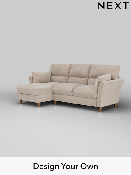 Cotswold Chenille/Light Natural Hartley Highback Relaxed Sit (W42909) | £1,950