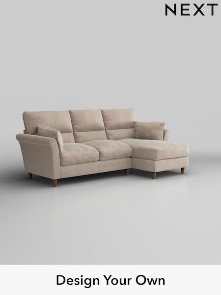 Cotswold Chenille/Light Natural Hartley Highback Relaxed Sit (W42909) | £1,950