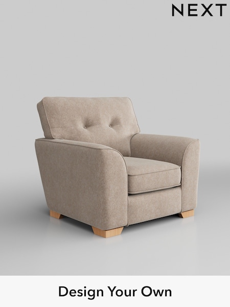 Cotswold Chenille/Light Natural Stamford Buttoned Back (W42916) | £799