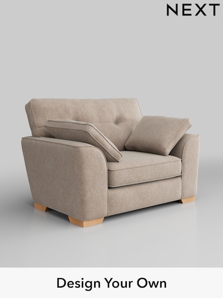 Cotswold Chenille/Light Natural Stamford Buttoned Back (W42916) | £899