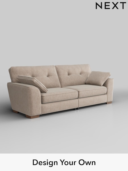 Cotswold Chenille/Light Natural Stamford Buttoned Back (W42916) | £1,399