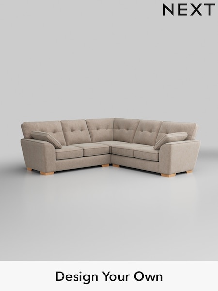 Cotswold Chenille/Light Natural Stamford Buttoned Back (W42916) | £2,425