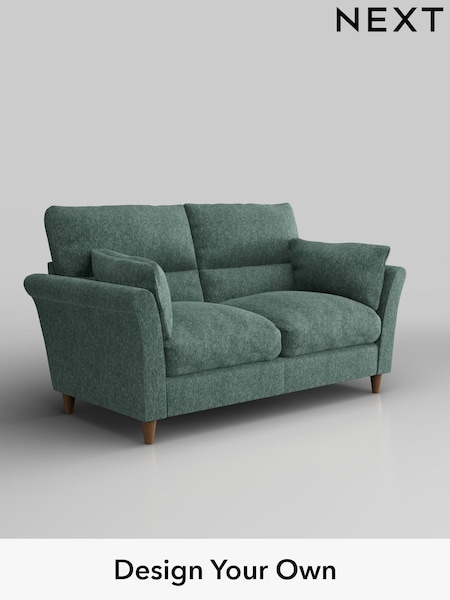 Cotswold Chenille/Mid Slate Teal Green Hartley Highback Relaxed Sit (W42918) | £1,225
