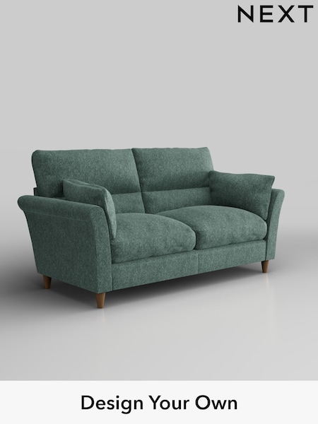 Cotswold Chenille/Mid Slate Teal Green Hartley Highback Relaxed Sit (W42918) | £1,325