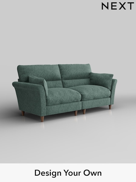 Cotswold Chenille/Mid Slate Teal Green Hartley Highback Relaxed Sit (W42918) | £1,425