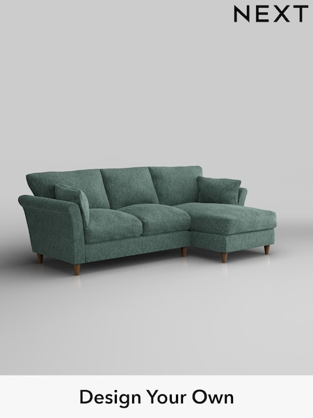Cotswold Chenille/Mid Slate Teal Green Hartley Relaxed Sit (W42920) | £1,899