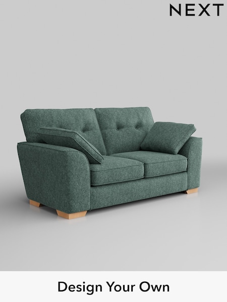 Cotswold Chenille/Mid Slate Teal Green Stamford Buttoned Back (W42922) | £1,199