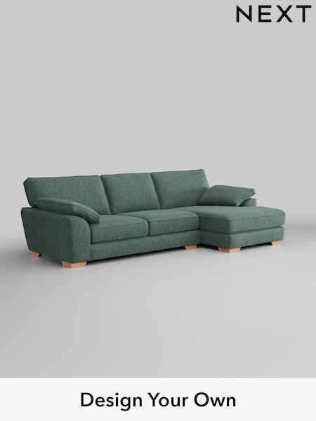 Cotswold Chenille/Mid Slate Teal Green Stamford Grand Relaxed Sit (W42923) | £2,550