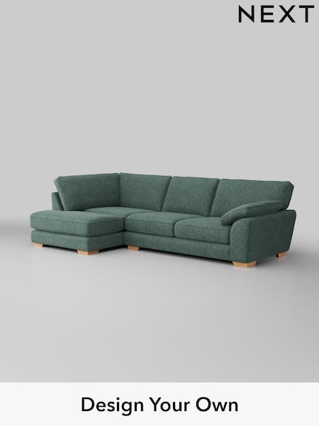 Cotswold Chenille/Mid Slate Teal Green Stamford Grand Relaxed Sit (W42923) | £2,525