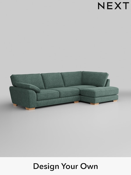 Cotswold Chenille/Mid Slate Teal Green Stamford Grand Relaxed Sit (W42923) | £2,525