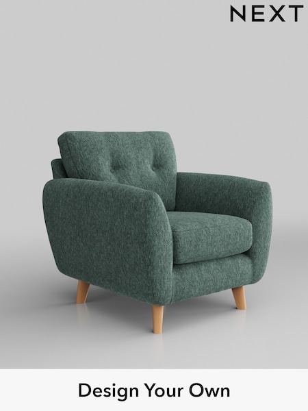 Cotswold Chenille/Mid Slate Teal Green Wilson Buttoned Back (W42924) | £599