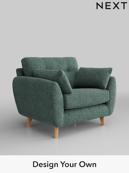 Cotswold Chenille/Mid Slate Teal Green Wilson Buttoned Back (W42924) | £699