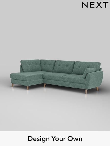 Cotswold Chenille/Mid Slate Teal Green Wilson Buttoned Back (W42924) | £1,775