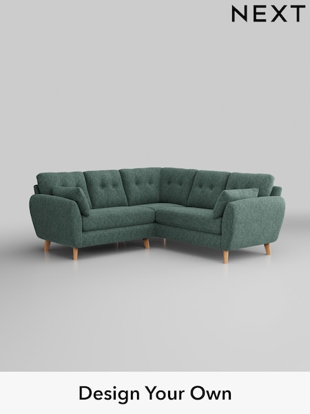 Cotswold Chenille/Mid Slate Teal Green Wilson Buttoned Back (W42924) | £1,650