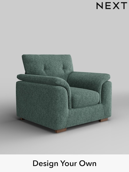 Cotswold Chenille/Mid Slate Teal Green Hayden Buttoned Back (W42928) | £750
