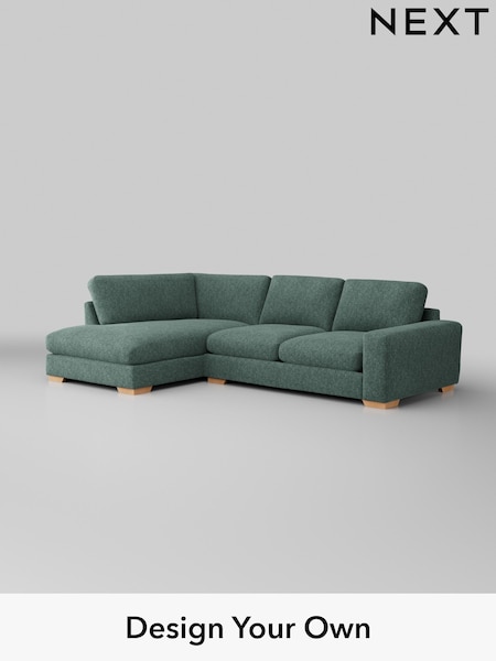 Cotswold Chenille/Mid Slate Teal Green Houghton Deep Relaxed Sit (W42929) | £2,250