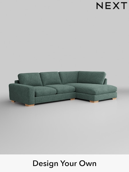 Cotswold Chenille/Mid Slate Teal Green Houghton Deep Relaxed Sit (W42929) | £2,250