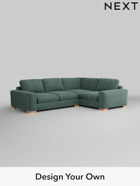 Cotswold Chenille/Mid Slate Teal Green Houghton Deep Relaxed Sit (W42929) | £2,625
