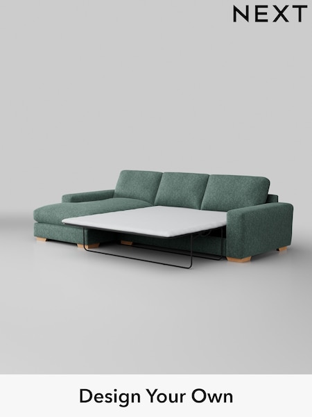 Cotswold Chenille/Mid Slate Teal Green Houghton Deep Relaxed Sit (W42929) | £2,825