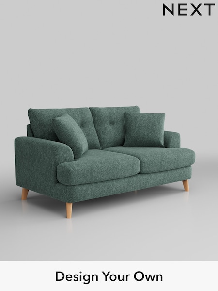 Cotswold Chenille/Mid Slate Teal Green Parker Buttoned Back (W42936) | £1,325