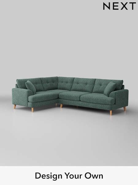 Cotswold Chenille/Mid Slate Teal Green Parker Buttoned Back (W42936) | £2,475