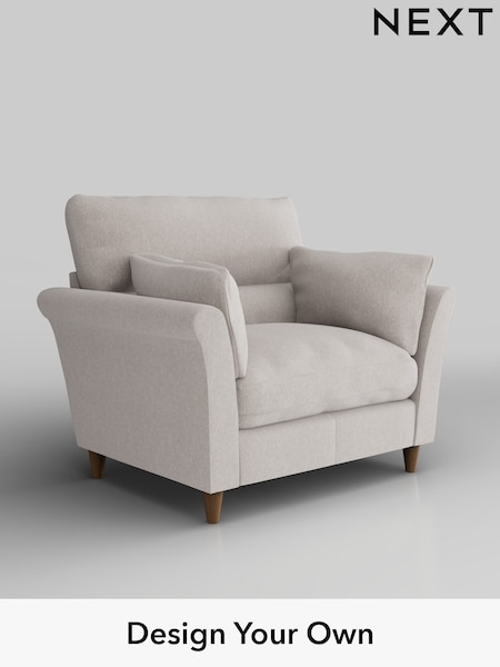 Cotswold Chenille/Oyster Hartley Highback Relaxed Sit (W42937) | £975