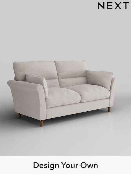 Cotswold Chenille/Oyster Hartley Highback Relaxed Sit (W42937) | £1,325