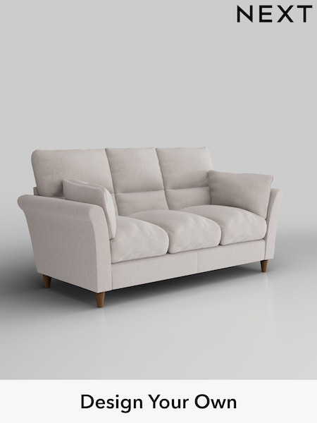 Cotswold Chenille/Oyster Hartley Highback Relaxed Sit (W42937) | £1,325