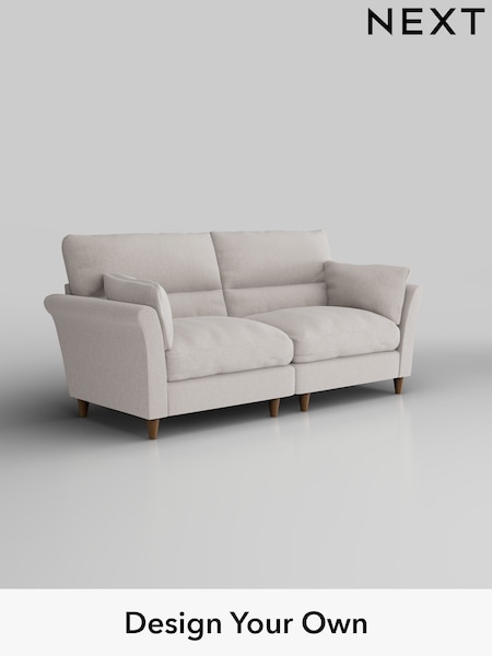 Cotswold Chenille/Oyster Hartley Highback Relaxed Sit (W42937) | £1,425