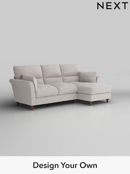 Cotswold Chenille/Oyster Hartley Highback Relaxed Sit (W42937) | £1,950