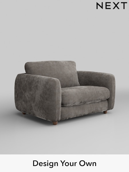 Distressed Velour/French Grey Aiden (W42968) | £925