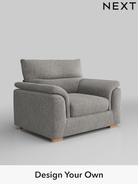 Cotswold Chenille/Silver Grey Hayden Highback (W42970) | £850