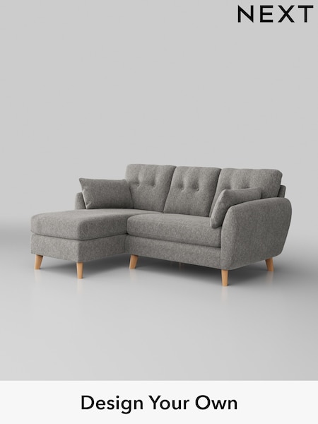 Cotswold Chenille/Silver Grey Wilson Buttoned Back (W42973) | £1,575