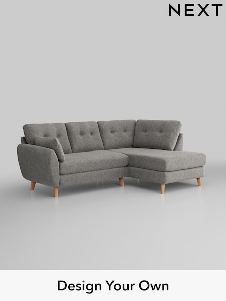 Cotswold Chenille/Silver Grey Wilson Buttoned Back (W42973) | £1,675