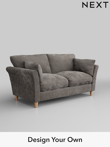 Distressed Velour/French Grey Hartley Relaxed Sit (W42974) | £1,175