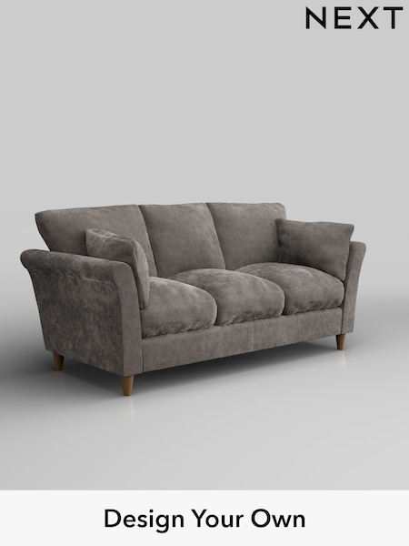 Distressed Velour/French Grey Hartley Relaxed Sit (W42974) | £1,275