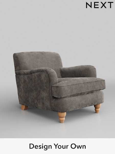 Distressed Velour/French Grey Lilly Ii (W42975) | £650