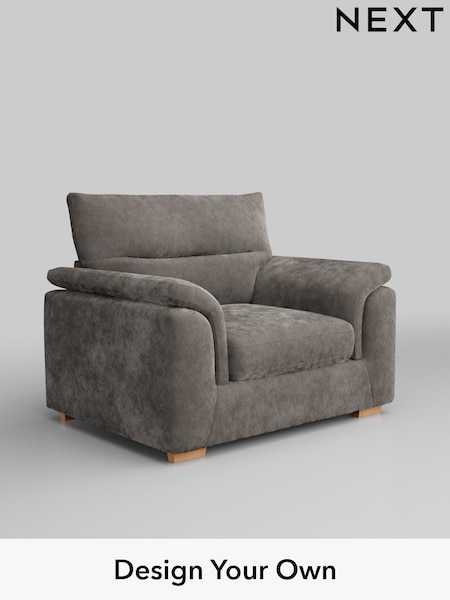 Distressed Velour/French Grey Hayden Highback (W42978) | £850