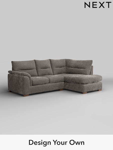 Distressed Velour/French Grey Hayden Highback (W42978) | £1,825
