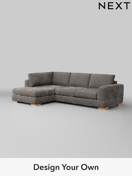 Distressed Velour/French Grey Clayton (W42984) | £1,825