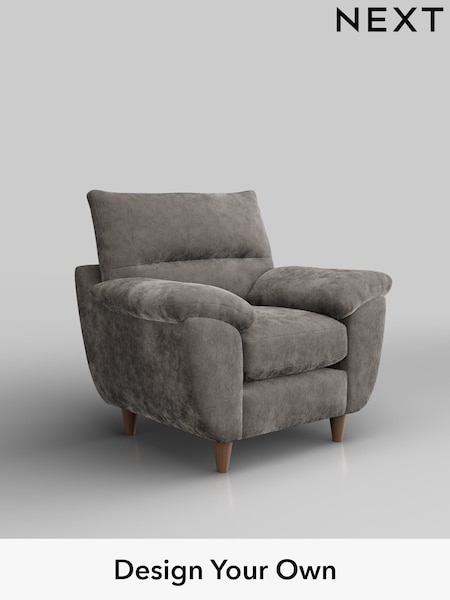 Distressed Velour/French Grey Elliot Highback (W42986) | £675