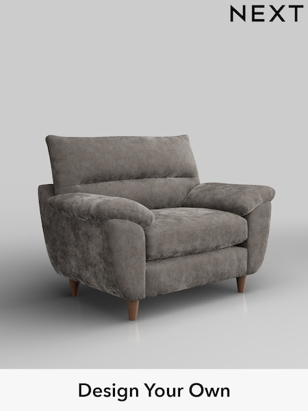 Distressed Velour/French Grey Elliot Highback (W42986) | £775