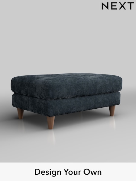 Distressed Velour/Midnight Blue Hartley Relaxed Sit (W42990) | £425