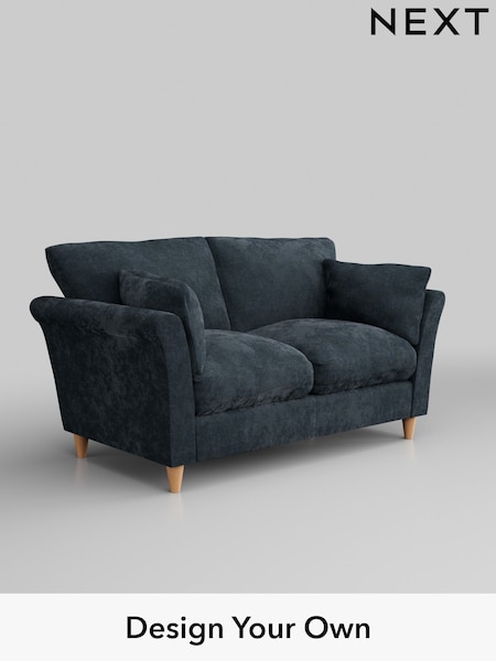 Distressed Velour/Midnight Blue Hartley Relaxed Sit (W42990) | £1,075